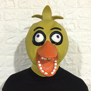 鸭子面具动物头套包邮 化妆舞会丑小鸭乳胶 span class=h>头饰 /span>