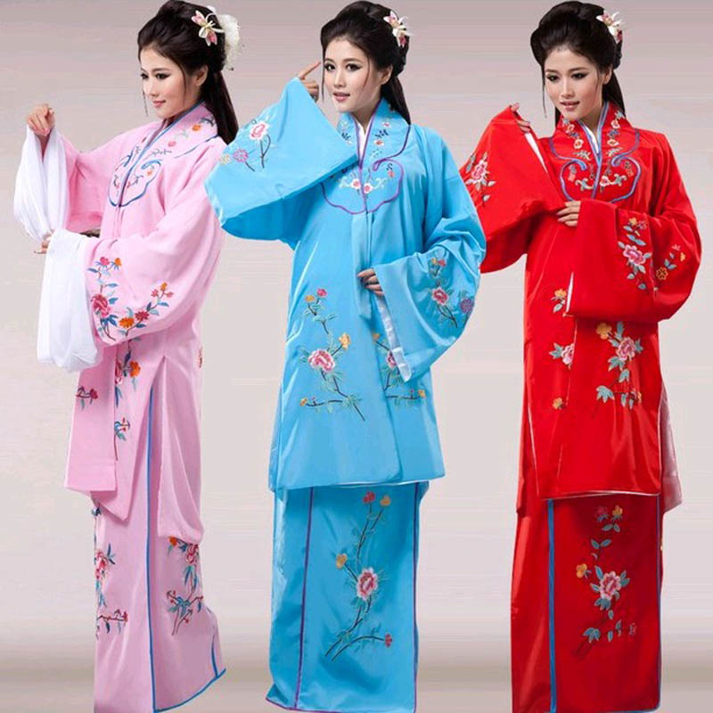 梁祝女服装唐伯虎点秋香服装女才子花旦戏剧服装演出年会表演服装