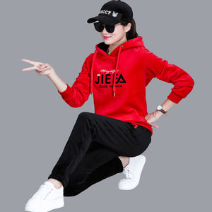 休闲套装女卫衣2018新款秋冬季韩版时尚女装