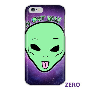 ripndip外星人#支持任何型号苹果  iphone s 7plus磨砂硬壳手机壳