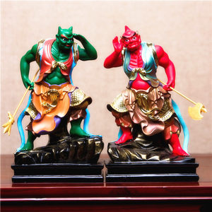 千里眼顺风耳将军神像树脂 span class=h>佛像 /span>保家仙居家 span