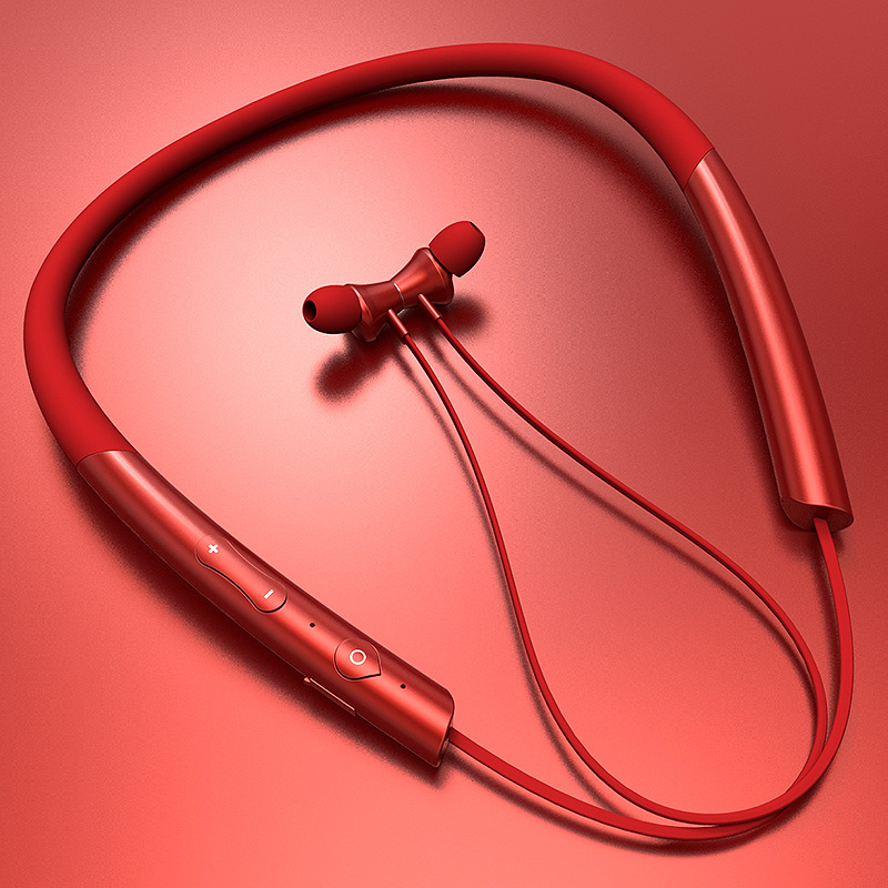 ddj z1苹果通用运动跑步无线重低音颈挂式入耳挂脖式双耳蓝牙耳机