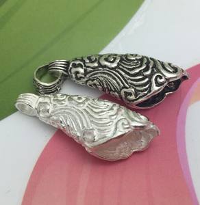 特价纯银狼牙套吉祥云复古包 span class=h>银牙 /span>套护牙防裂