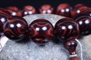 海南黄花梨鬼脸鬼眼20mm手串海黄精品老料男女手链佛珠念珠