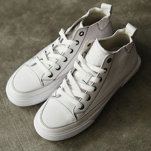 女士高帮平底鞋图片