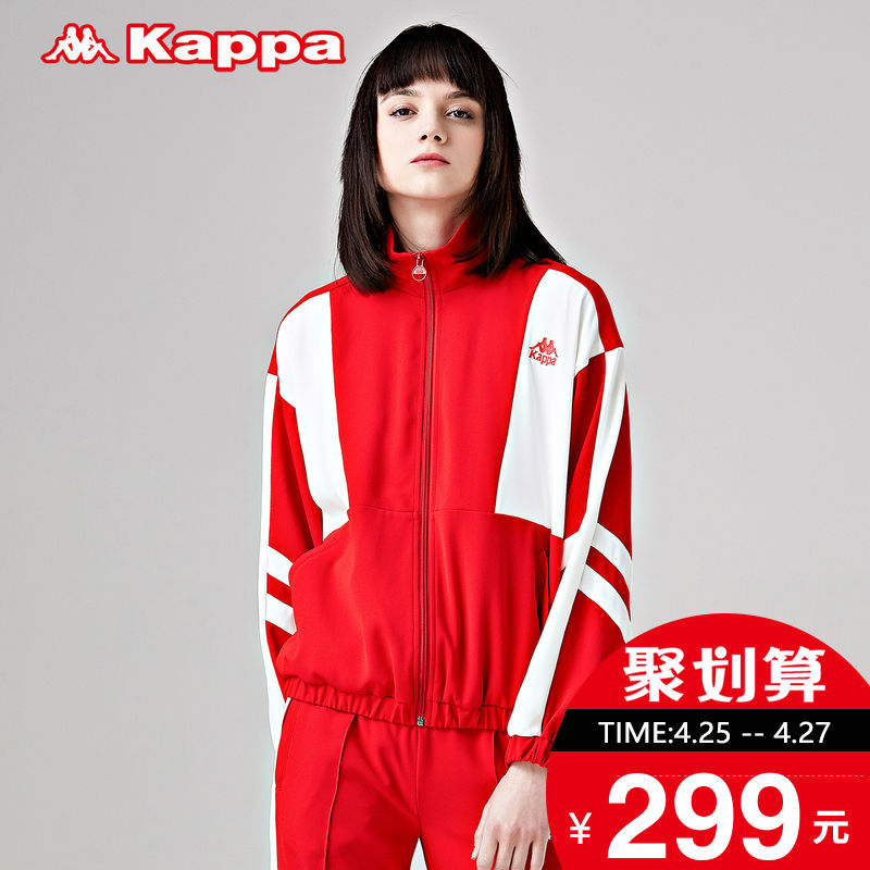 Kappa卡帕 女款雪纺防风衣休闲外套开衫长袖 2019新款|K0922FJ20D
