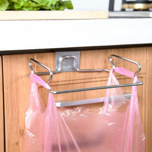 抖音厨房垃圾桶挂式挂塑料袋挂架收纳架支撑支