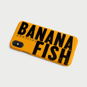 banana fish战栗杀机动漫周边iphone 6s/7/x 苹果8plus文字手机壳