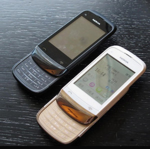 诺基亚c2-03 span class=h>滑盖 /span>双卡双待老人 span class=h>机