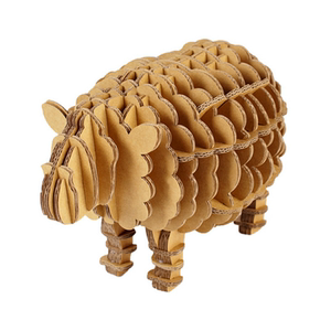 纸箱王儿童益智玩具3d立体拼图模型diy绵羊手工满100减10 ￥ 79
