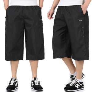 夏季薄款中年男七分裤短裤爸爸装中裤中老年人