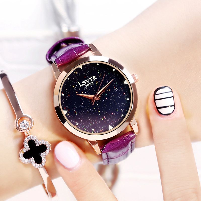 韩版简约休闲女士手表