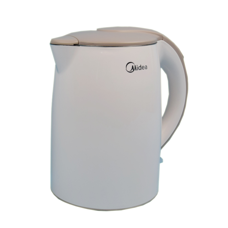 midea/美的 mk-h415e2 电热水壶家用烧水壶304不锈钢开水煲1.5l