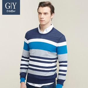 雅戈尔专柜正品 男士2016新款獭兔毛领羊毛修