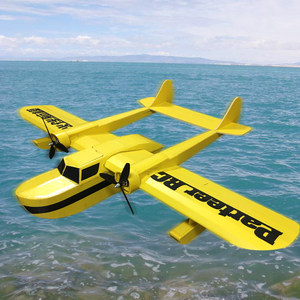 ft sea duck水上飞机 黄色冷板水上 span class=h>航模 /span>飞机 海