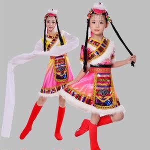 儿童印度舞演出服女童肚皮舞的表演服装幼儿新