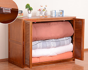 收纳柜子棉被图片