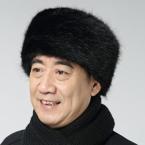 日本购冬季老年人地主帽男士加厚保暖帽老头棉帽老人冬天 span class=