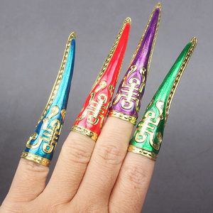 宫廷仿景泰蓝指甲套古装戏饰品延禧攻略如懿传同款配饰后妃护甲套