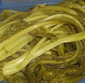 2份可包邮 贵州兴义特产水酸菜 青菜酸菜500克纯手工 span class=h>