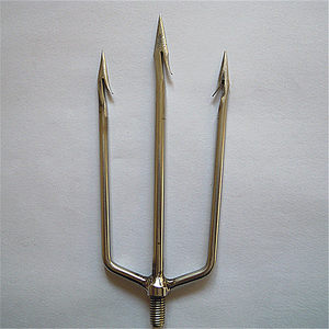 不锈钢鱼叉头螃蟹叉钢叉鱼叉渔具钓鱼垂钓装备用品鱼具钓具小配件