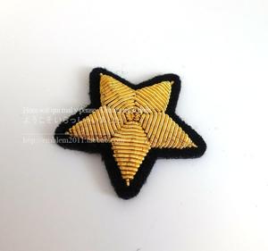 現貨精緻手工印度絲刺繡將軍 span class=h>肩章 /span>將星立體