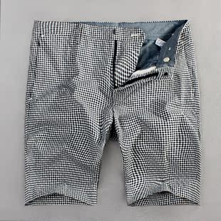 u家正品 经典格子 好货不等人 夏季必备 谷仓2016男款休闲短裤04c