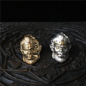 class=h>黄铜 /span>霸气超大齐天大圣孙悟空猴头 span class=h>佛头 