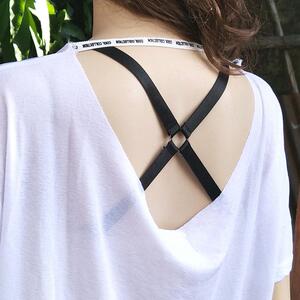 加宽文胸肩带调整型文胸肩带超宽时尚内衣带后背交叉防滑胸罩带子