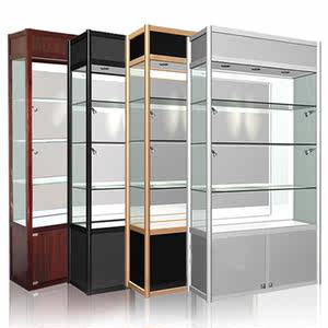 柜台 精品货架展示架精品展柜 武汉展柜钛合金