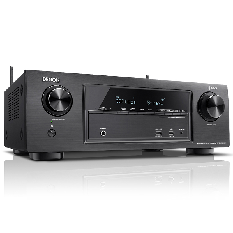 Denon/天龙 AVR-1400H全景声家庭影院7.2声道蓝牙AV功放机