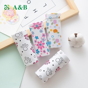 ab内衣 专柜正品 纯棉内裤 学生 女童三角裤 儿童内裤多条装3082