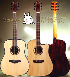 mentreel蒙特利尔md-580cna云杉玫瑰木单板面单民谣吉他亮光缺角 ￥ 1