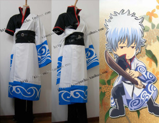 cos服装出租 银魂坂田银时3件套和服 租金80元/2天yh002