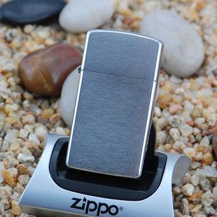 美国原装正品 zippo打火机 芝宝 窄机纤细 拉丝纤巧沙子 专柜正版