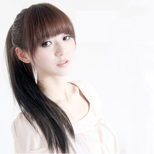 直发马尾短款图片