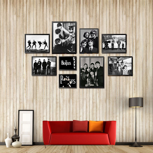 甲壳虫乐队装饰画披头士约翰 span class=h>列侬 /span>照片墙摇滚