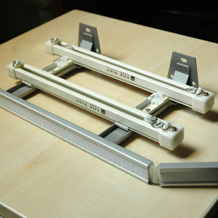 正品日本三进铝合金窗帘轨道