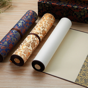 手卷宣纸半生熟图片