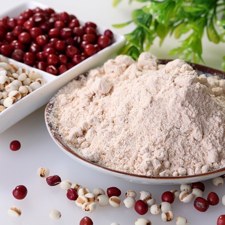 红豆薏米粉薏仁粉祛湿代餐粉五谷杂粮粉现磨早餐粉即食熟500g包邮