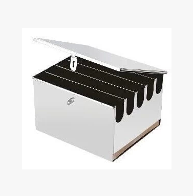 不锈钢刀箱三格四格五格刀架 有盖带锁刀箱酒店厨房专业刀座 包邮