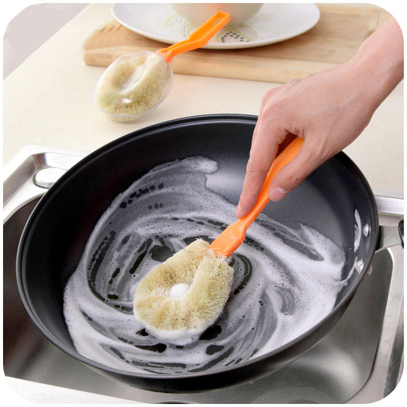 不粘油洗锅刷长柄洗碗刷洗锅的刷子清洁刷厨房用刷擦锅神器