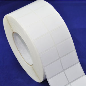 铜版纸 span class=h>不干胶 /span>30*15*6000 双排卷筒标签打印纸