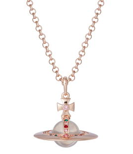 kiki日本代购 vivienne westwood 经典款立体土星项链 small 4色