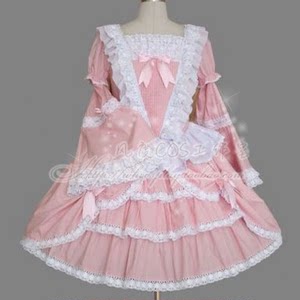 lolita洛丽塔COS衣服定做萝莉塔公主洋装白色礼服COSPLAY服装现货