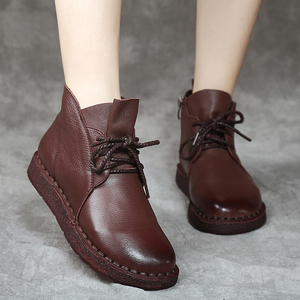 平底森女短靴图片