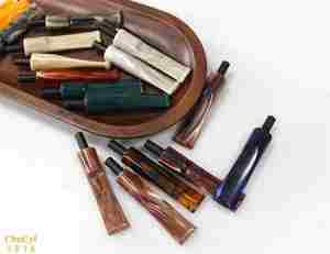 韵藏斗阁 意大利DG石楠木手工烟斗 自由式