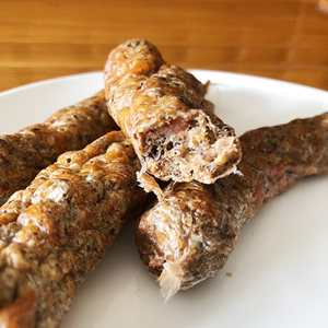 小嘎家手工自制鸡胸肉亚麻籽美毛亮毛 泰迪金毛比熊训练狗肉干