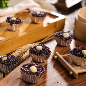 36粒 小孩美味早餐传统手工莲子 span class=h>黑米 /span>糕速冻点心