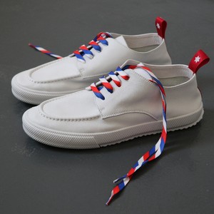 清新彩色鞋带小白鞋 span class=h>男 /span>士牛皮白色球鞋日系 span